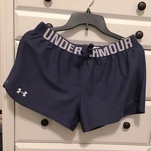 Under Armour Purple Running Shorts